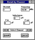 Software interface control recall